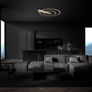 Lampa sufitowa LED Nico Duo 3 000 K okrągła, złota - Lampy sufitowe - miniaturka - grafika 1