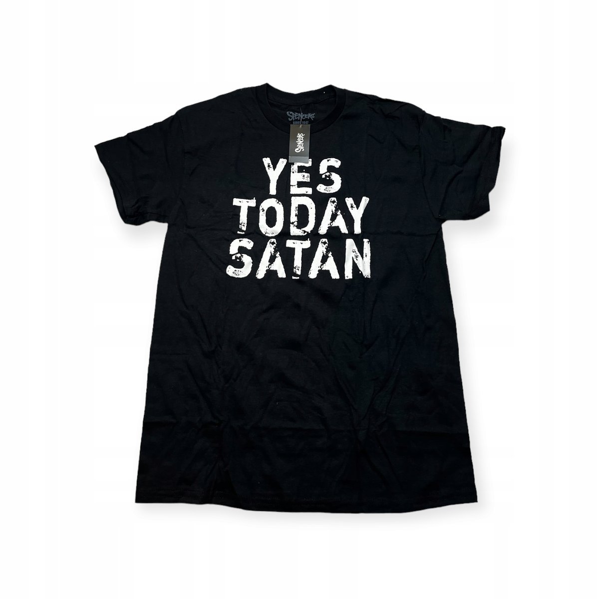 Koszulka T-shirt męski okrągły dekolt SPENCER'S nadruk L