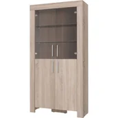 Witryny - Witryna 3 Cezar Jurek Meble Biały - miniaturka - grafika 1