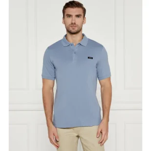 Calvin Klein Polo Slim Fit stretch pique - Koszule męskie - miniaturka - grafika 1