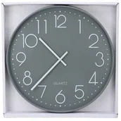 Zegary - Zegar ścienny EXCELLENT HOUSEWERE Glass 50 cm Szary - miniaturka - grafika 1