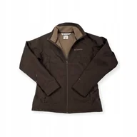 Bluzy damskie - Rozpinana brązowa bluza damska Columbia S - miniaturka - grafika 1