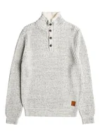Swetry męskie - Quiksilver Kardigan BOULEVARD DES PLAGES UPD męski szary XS - miniaturka - grafika 1