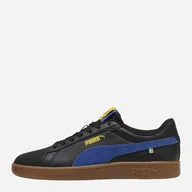 Trampki męskie - Tenisówki męskie z eko skóry Puma Smash 3.0 Football24 396147-02 41 Czarne (4099686089788) - miniaturka - grafika 1