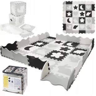 Mata edukacyjna/puzzle "Kształty" 36 szt. White Cloud - Maty edukacyjne - miniaturka - grafika 1