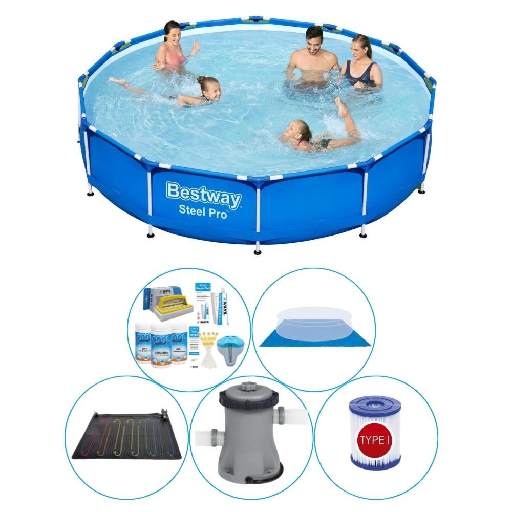 Oferta basenów - Bestway Steel Pro 366x76 cm - okrągły