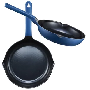 AMBITION Patelnia z powłoką Qualum Ceramic Cobalt 20cm 61288 - Patelnie - miniaturka - grafika 1