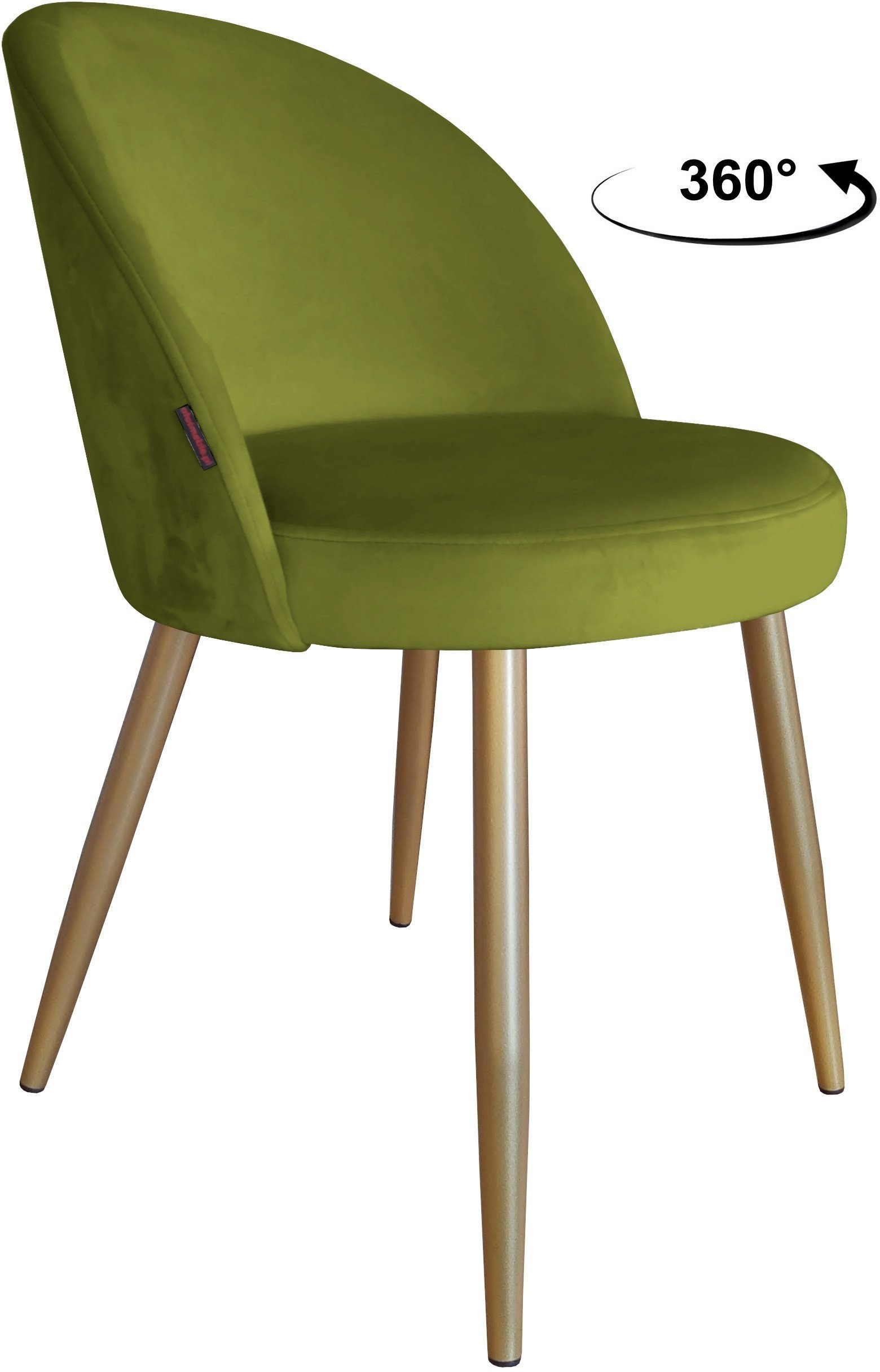 Krzesło obrotowe Trix podstawa złota BL75