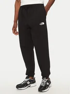 Spodnie sportowe męskie - The North Face Spodnie dresowe Simple Dome Light NF0A8C41 Czarny Regular Fit - miniaturka - grafika 1