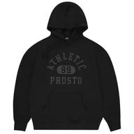 Bluzy męskie - Bluza Prosto Klasyk Hoodie Athletic 99 KL251MSWE2052 - czarna - miniaturka - grafika 1