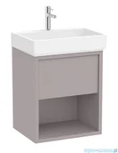 Szafki łazienkowe - Roca Tura Unik zestaw szafka z umywalką 55x43x60 SZLACHETNY SZARY A852024559 - miniaturka - grafika 1