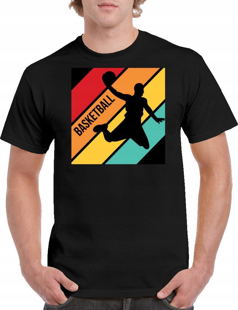 P052 Xxl Koszulka Koszykarska Koszykówka NBA Basketball Czarna