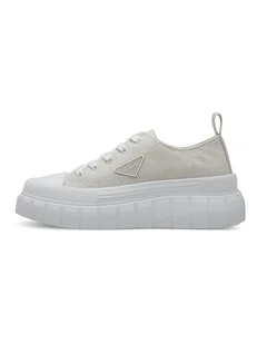 s.Oliver Sneakersy w kolorze beżowo-białym - Trampki damskie - miniaturka - grafika 1