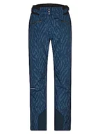 Spodnie damskie - Ziener TILLA damskie spodnie narciarskie/spodnie śniegowe | oddychające, wodoodporne, Primaloft, Leaves Navy Print, 38 - miniaturka - grafika 1