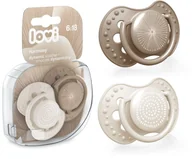 Smoczki uspokajające - Lovi Smoczek Dynamiczny Ortodontyczny Harmony Girl 2szt. 6-18m - miniaturka - grafika 1