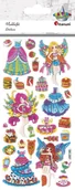 Zabawki kreatywne - Naklejki wypukłe wróżki i stroje mix 31szt - miniaturka - grafika 1