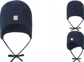 Czapki damskie - Reima Piponen czapka dziecięca zimowa 46 cm, navy - miniaturka - grafika 1