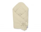 Rożki i beciki - Rożek miękki z wiązaniem - beżowy - miniaturka - grafika 1