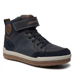 Buty dla chłopców - Sneakersy Geox - J Charz B. Babx A J16F3A 043ME C4220 D Navy/Lt Brown - grafika 1