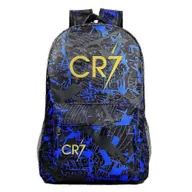 Torby na laptopy - Plecak Cr7 18-calowy laptop USB Charge Wodoodporny plecak biznesowy Tornister szkolny o większej pojemności podróżnej Nastolatki Mochila 4 - miniaturka - grafika 1