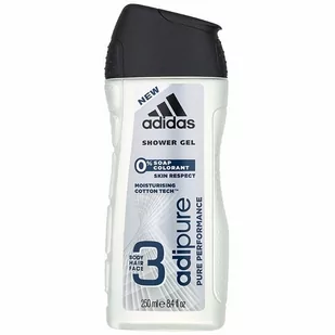 Adidas Adipure 250 ml żel pod prysznic - Żele pod prysznic dla mężczyzn - miniaturka - grafika 1