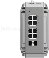 Switche - Ruijie Reyee RG-NIS3100-8GT2SFP-HP| Switch zarządzalny przemysłowy, 10 portów, 8xGE, 8xPoE, 240W, 2xSFP, L2, Cloud 6971693276734 - miniaturka - grafika 1