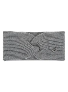 Calvin Klein Opaska w kolorze szarym - Czapki damskie - miniaturka - grafika 1
