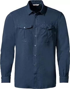 VAUDE Męska koszula Rosemoor Ls Shirt Ii, ciemne morze, XL - Koszule męskie - miniaturka - grafika 1