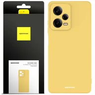 Etui i futerały do telefonów - Spacecase Etui Silicone Case Redmi Note 12 Pro 5G yellow - miniaturka - grafika 1
