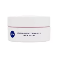 Kremy do twarzy - Nivea Nourishing Day Cream SPF15 krem do twarzy na dzień 50 ml dla kobiet - miniaturka - grafika 1
