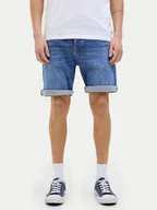 Spodenki męskie - Jack&Jones Szorty jeansowe Rick 12269612 Niebieski Regular Fit - miniaturka - grafika 1
