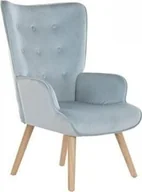 Krzesła - DKD Home Decor Krzesło DKD Home Decor Naturalny Drewno Poliester Celeste 67 x 75 x 96 cm - miniaturka - grafika 1