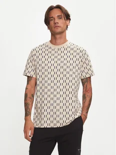 KARL LAGERFELD T-Shirt 755074 544251 Beżowy Regular Fit - Koszulki męskie - miniaturka - grafika 1