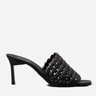 Sandały damskie - Mule damskie Calvin Klein HW0HW02144 38 Czarne (8720639033300) - miniaturka - grafika 1