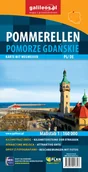 Przewodniki - Pomorze Gdańskie. Mapa 1:160 000 (wersja polsko-niemiecka) - miniaturka - grafika 1