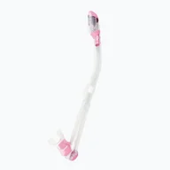 Sprzęt do nurkowania - Fajka do nurkowania Cressi Dry clear/pink - miniaturka - grafika 1