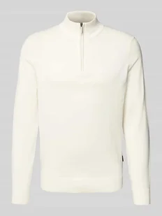 Sweter z dzianiny ze stójką - Swetry męskie - miniaturka - grafika 1