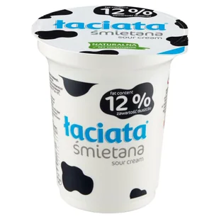 Łaciata - Śmietana 12% - Śmietana - miniaturka - grafika 1