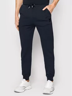 KARL LAGERFELD Spodnie dresowe 705893 500900 Granatowy Regular Fit - Spodnie sportowe męskie - miniaturka - grafika 1