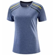 Koszulki sportowe damskie - SALOMON Comet Classic Tee W night sky S - miniaturka - grafika 1