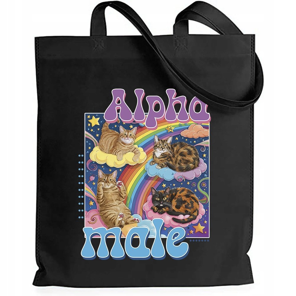 Torba Bawełniana Shoper Zabawny Prezent Dla Chłopaka Męża Alfa Male Wzory