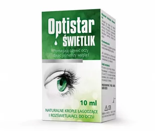 GLOBAL PHARMA Optistar Świetlik krople do oczu 10 ml Długi termin ważności! 9090657 - Krople do oczu - miniaturka - grafika 1