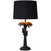 Lampy stojące - Lucide EXTRAVAGANZA COCONUT Czarny śr. 30,5cm. E27 Lampka stołowa 10505/81/30 10505/81/30 - miniaturka - grafika 1