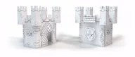 Kolorowanki, wyklejanki - Tekturaki, Zamek z kartonu tektury, kolorowanka, 3D, XXL - miniaturka - grafika 1