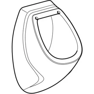 Geberit Corso Pisuar wiszący 52,2x32 cm biały 239200000 - odbiór osobisty: Kraków, Warszawa - Pisuary - miniaturka - grafika 1