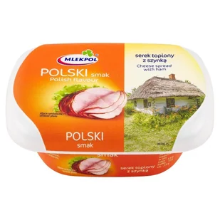 Mlekpol Polski smak Serek topiony z szynką 150 g - Sery - miniaturka - grafika 1