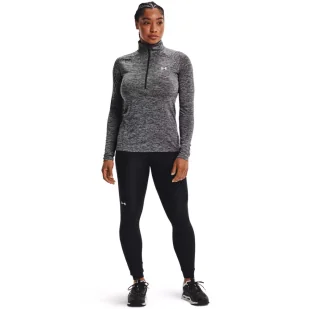 Koszulka damska Under Armour NEW TECH 1/2 ZIP - TWIST - Koszulki sportowe damskie - miniaturka - grafika 3