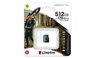 Karty pamięci - Kingston Canvas Go! Plus MicroSDXC 512GB UHS-I/U3 A2 V30 SDCG3/512GBSP SDCG3/512GBSP - miniaturka - grafika 1