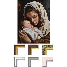 Obraz Matka Boża i Dzieciątko Jezus - Ikony i obrazy sakralne - miniaturka - grafika 1