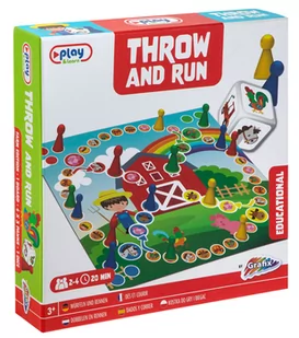 Gra  „Rzuć i uciekaj” - Farma - Gry planszowe - miniaturka - grafika 1